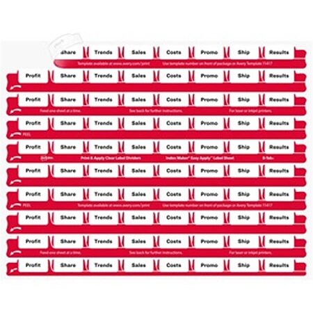 Workstationpro Multipurpose Label  Clear, 3PK TH3748660